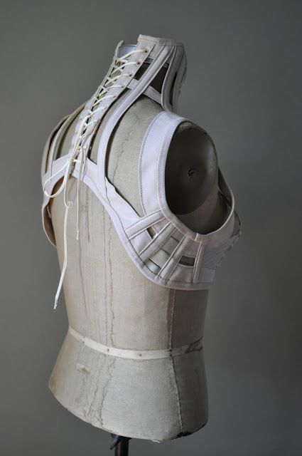 Lovesick Corsets: Lovesick Items That Didn't Make it ! Skeleton Neck, Ropa Upcycling, Neck Brace, Hit Or Miss, Afro Punk, Futuristic Fashion, Corsets, Fashion Details, Costume Design