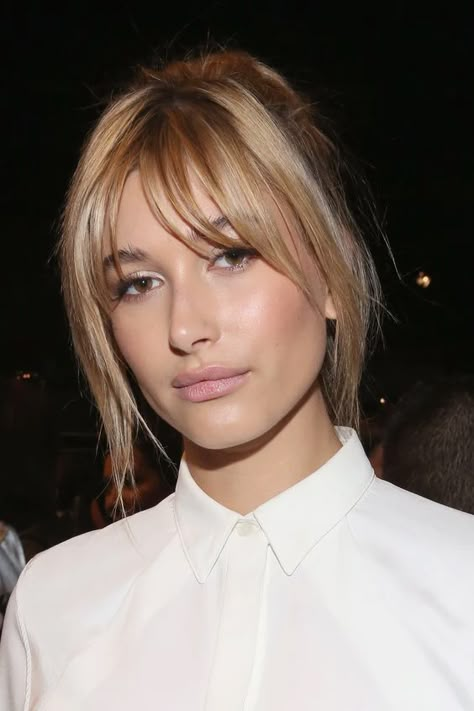 This French-Girl Hairstyle Is Trending On Pinterest, And We’re Obsessed With It Long Fringe Hairstyles, How To Cut Bangs, Fresh Hair, How To Style Bangs, Long Bangs, Girl Haircuts, Hair With Bangs, Long Hair With Bangs, Long Blonde Hair