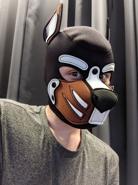 Pup Play Mask, Pup Hood Mask, Pup Play Human, Pup Play Aesthetic, Pup Mask, Pup Hood, Puppy Mask, Pup Play, Burmese Mountain Dogs