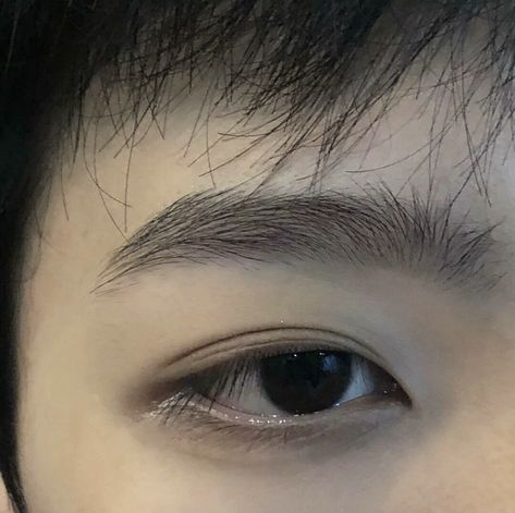 Monolid Eyes Male, Korean Eyes Male, Asian Eyes Male, Puppy Eyes Boy, Asian Eyes Drawing, Eyes Drawing Reference, Chinese Eyes, Baggy Eyes, Brown Eyes Aesthetic