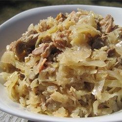 Kapusta - Allrecipes.com Kapusta Recipe, Sauerkraut Uses, Sauerkraut Meals, Sauerkraut Benefits, Sauerkraut Dishes, Crockpot Sauerkraut, Sauerkraut Sandwich, Sauerkraut Casserole, German Sauerkraut