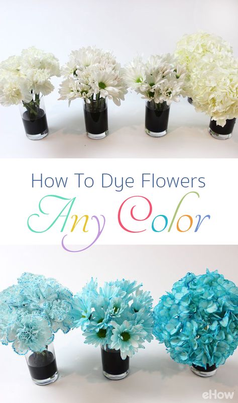 How To Dye Artificial Flowers, How To Dye Flowers, Herb Garden Landscaping, Flower Garden Landscaping, Fake Flowers Diy, Flower Dye, Garden Landscaping Diy, Dyed Flowers, Small Garden Landscape