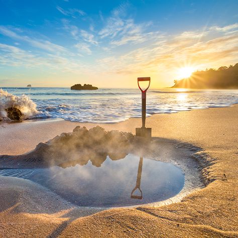 Hot Water Beach, Coromandel, New Zealand Cathedral Cove, Hot Pools, Bay Of Islands, New Zealand North, Photo Summer, New Zealand Travel, Most Beautiful Beaches, Abraham Hicks, Aruba