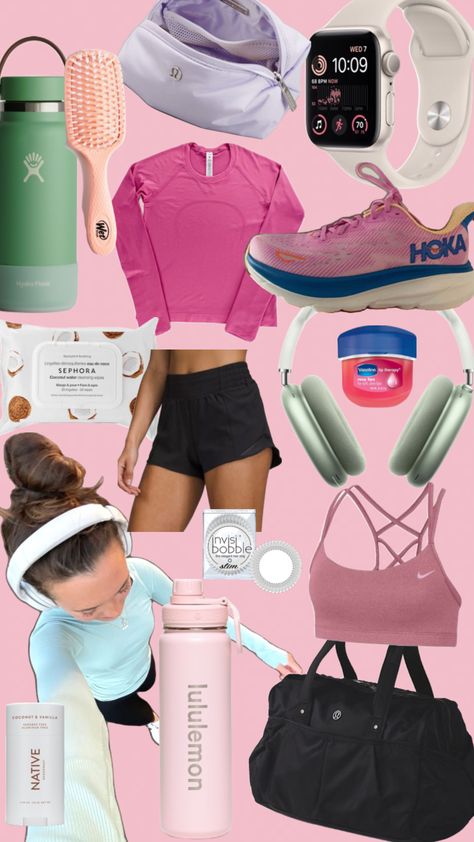 Workout essentials! #exercise #workout #wokroutessentials #exerciseessentials #healthandwellness #wellness #health #healthy #fit #exerciseaesthetic Running Workout Plan, Workout Essentials, Running Workout, Health And Wellness, Running, Health