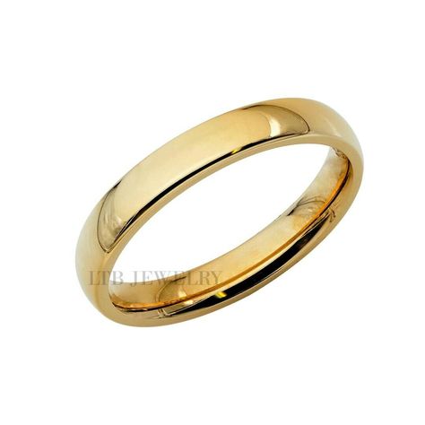 Plain gold wedding bands