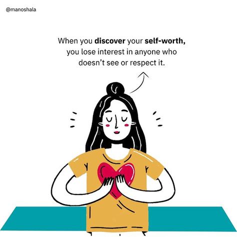 Self-worth is the value, worthiness, and sense of intrinsic value that a person has for themselves. It is all about recognizing and appreciating your own strengths, abilities, and qualities, while also acknowledging and accepting areas for growth and improvement. Remember that everyone has inherent worth and deserves to be treated with dignity and respect, including yourself. Embracing and nurturing your self-worth can lead to increased self-confidence. Boost Your Self Esteem, Value Yourself, Intrinsic Value, Self Worth, Self Awareness, Lesson Plan, Psych, Self Confidence, Self Esteem