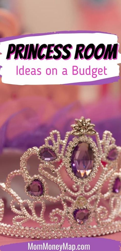 Diy Princess Bedroom Decor, Girly Princess Bedroom, Diy Princess Room Ideas, Diy Princess Bedroom Ideas, Pink And Purple Princess Room, Princess Theme Bedroom Ideas Daughters, Disney Princess Room Aesthetic, Diy Princess Decor, Girly Pink Bedroom Princesses