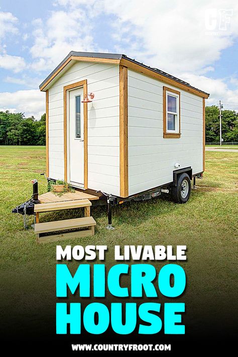 Micro Floor Plans, Tiny Caravan Ideas, Micro Caravan Interior, Micro Tiny House Floor Plans, Tiny House On Trailer Floor Plans, Micro Cabin Plans, Micro Tiny House On Wheels, Tiny Trailer House, Micro House Interior