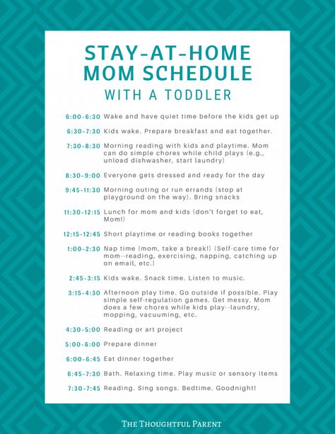 A Stay-at-Home Mom Schedule for Toddlers that Helps Kids Thrive Daily Schedule For Moms, Schedule For Toddlers, Stay At Home Mom Schedule, Sahm Schedule, Daycare Schedule, Daily Schedule Kids, Toddler Routine, Best Work From Home Jobs, Mom Routine