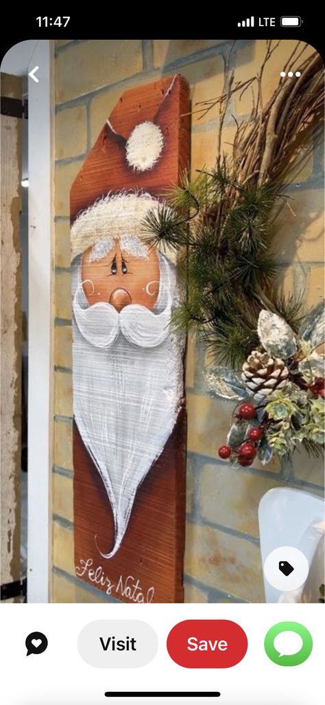 Wood Presents Diy, Diy Wood Christmas Decor, Christmas Painting On Wood, Christmas Wood Crafts Diy, Christmas 2x4 Wood Crafts, Painted Christmas Signs, Cute Christmas Paintings, Christmas Paintings On Wood, Christmas Porch Signs