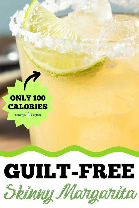 100 calorie skinny margarita Low Calorie Margaritas, Low Calorie Margarita Recipe, Low Sugar Margarita Recipe, Healthy Margarita Recipe, Healthy Margarita, Easy Margarita, Margarita Mix, Healthy Substitutions, Best Cocktail Recipes