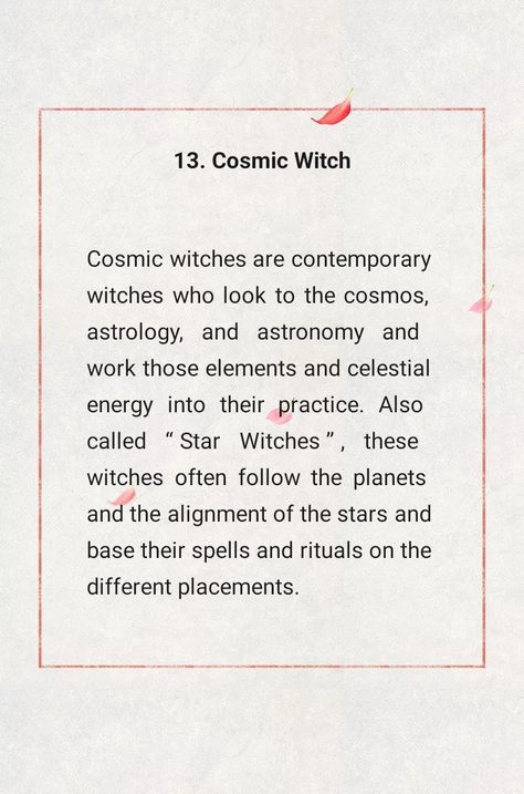 What is a cosmic witch What Is A Lunar Witch, Witch Facts, Witch Definition, Cosmic Witch Aesthetic, Cosmic Witchcraft, Witches Facts, Star Witch, Witch Types, Types Of Witchcraft