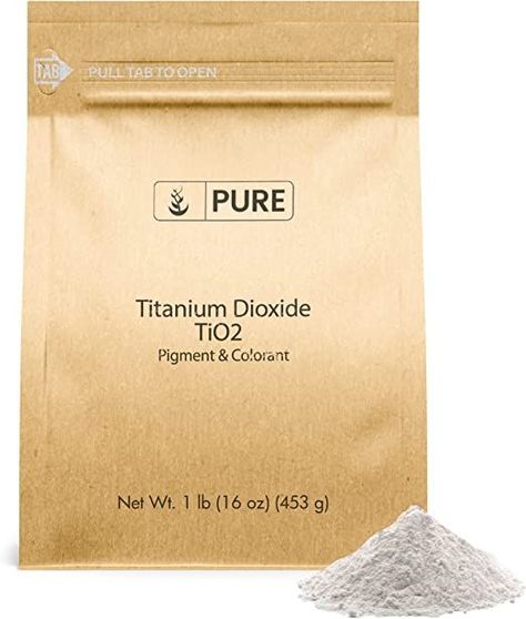 Pure Original Ingredients Titanium Dioxide (1 lb) Naturally Occurring, Pigment & Colorant After Sun Care, Chemical Free Cleaning, Calcium Carbonate, Titanium Dioxide, Broad Spectrum Sunscreen, Eco Friendly Packaging, Cream Of Tartar, Sports Nutrition, Diy Bath Products