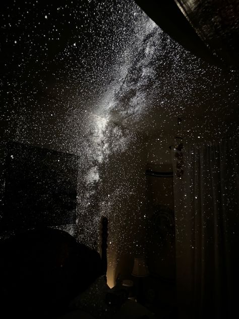 Star Projector Aesthetic, Planetarium Bedroom, Galaxy Lights Bedroom Aesthetic, Astronomy Aesthetic Room, Space Aesthetic Room, Planetarium Aesthetic, Adam Raki, Astronomy Party, Planet Room