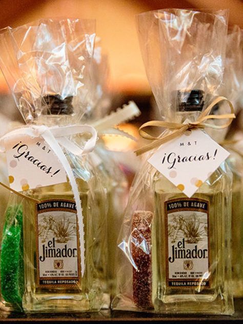 Mexican Wedding Favors, Charro Wedding, Mexican Theme Wedding, Mexican Inspired Wedding, Mexican Themed Weddings, Fiesta Wedding, Mexican Party Theme, Elegant Wedding Favors, Tequila Bottles