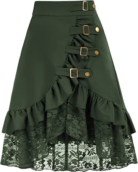 Steampunk Skirt, Mode Kimono, Mode Boho, Styl Retro, Fantasy Fashion, Skirt Design, Top Fashion Brands, Vintage Skirt, Shop Top