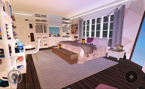 Teenager room Teenage Bedroom Bloxburg, Teen Room Bloxburg, Bunkbed Room Ideas, Roblox Layout, Bloxburg Teen Room, Bloxburg Teen Room Ideas, Roblox Room, Roblox Builds, Codes Wallpaper