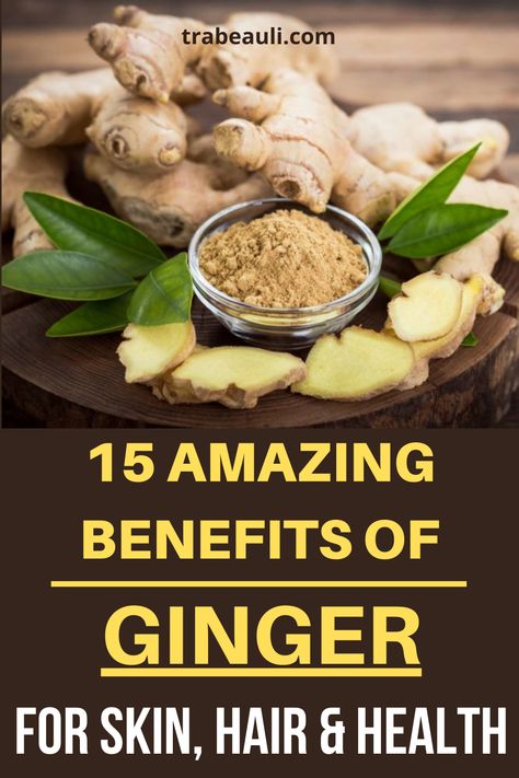 Flavour of ginger in many Indian cuisines as it prevents the loss of appetite and is a natural pain reliever. Check out the blog to see some amazing benefits of ginger for Hair, Skin and Health. #benefitsofginger #skin #hair #health #ginger #howtouseofginger Ginger Herb Benefits, Ginger Medicinal Uses, Benefit Of Ginger, Fresh Ginger Benefits, Ginger Benefits Health, Ginger Uses Natural Remedies, Ginger Root Benefits, What Is Ginger Good For, Ginger Health Benefits