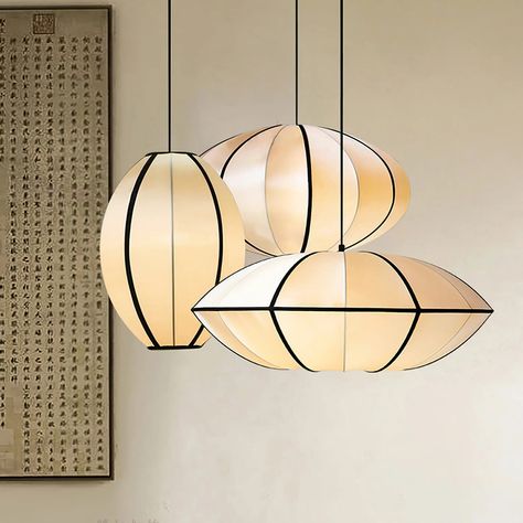 Dekorfine Tone On Tone Interior Design, Japandi Pendant Light, Collected Interiors, Bedroom Pendant, Black Lampshade, Rattan Lamp, Lift Design, Rattan Pendant Light, Japandi Style