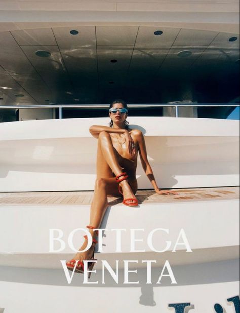 Bottega Veneta Aesthetic, Bottega Veneta Campaign, Commercial Photography Advertising, Yacht Photoshoot, Boat Photoshoot, Tyrone Lebon, Commercial Photography Studio, Summer Editorial, Vogue Vintage