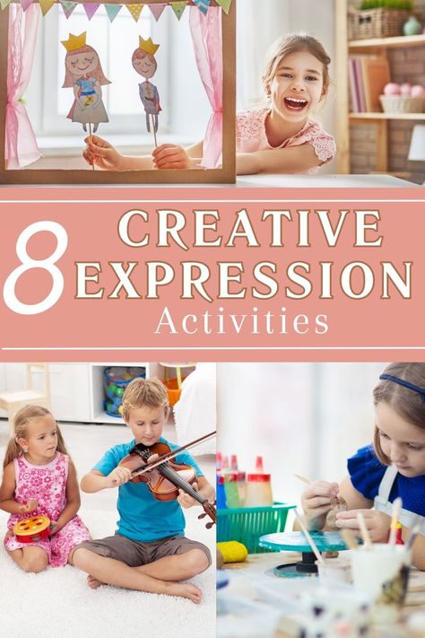 Creative Expression Activities Creative Expression Activities, Colorful Paper, Play Dough, Communication Skills, Dough, For Kids