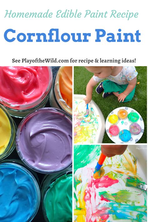 Art Activity For Infants, Edible Finger Paint For Babies, Edible Fingerpaint Baby, Edible Paint For Toddlers, How To Make Edible Paint, Edible Messy Play For Babies, Edible Tuff Tray Ideas, Colour Activities For Babies, Homemade Activities For Toddlers