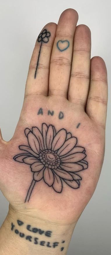 Hand Palm Tattoo Men, Palm Hand Tattoo, Palm Tattoo Hand, Palm Tattoos For Women, Palm Sized Tattoos, Hand Palm Tattoos, Palm Size Tattoos, Palm Tattoo, Tattoos For Men And Women