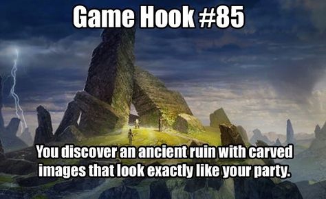 Dnd Hooks, Story Hooks, Quest Ideas, Game Hooks, Game Hook, Dm Tools, Meme Text, Dnd Stories, Dungeons And Dragons Memes