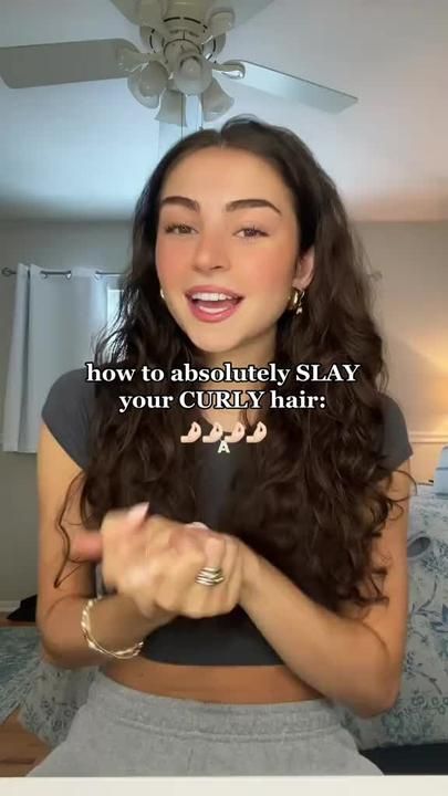 Wavy Hair Tips, Wavy Hair Care, Curly Hair Care Routine, Hair Curling Tips, Curly Hair Videos, Vlasové Trendy, Hair Tips Video, Hairdos For Curly Hair, Greasy Hair Hairstyles