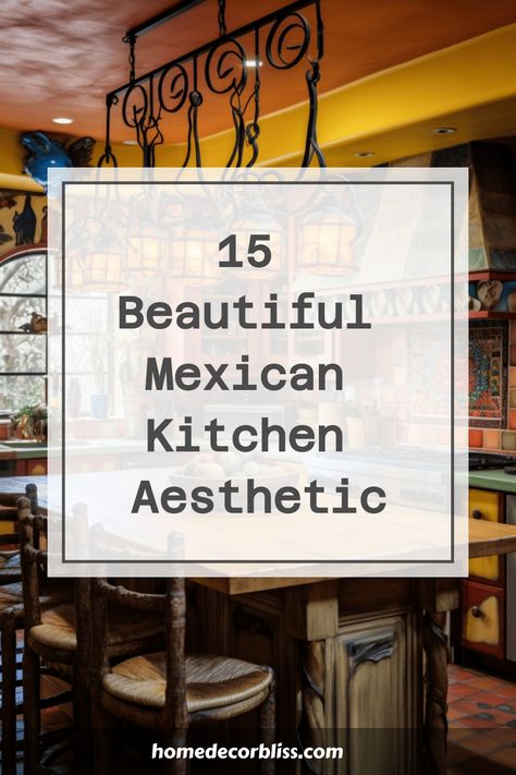 Mexican kitchen design Mexican Kitchen Decor Ideas Inspiration, Latina Kitchen Decor, Mexican Tile Countertop, Kitchen Remodel Mexican Style, Mexico Style Kitchen, Mexico Kitchen Decor, Mexico Kitchen Ideas, Mexican Modern Dining Room, Mexican Tile Floor Kitchen