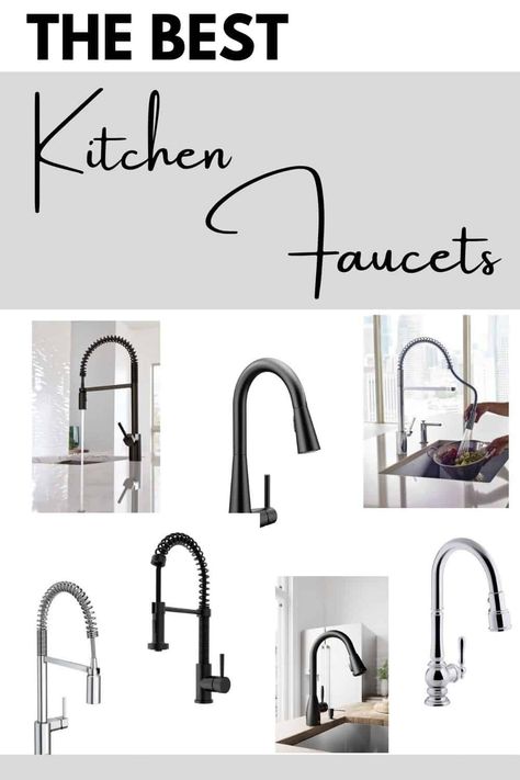 Modern Farmhouse Kitchen Faucet, Farmhouse Faucet, Best Kitchen Faucets, Modern Kitchen Faucet, Kitchen Farmhouse Decor, Kitchen Updates, Kitchen Sink Design, Cabinet Paint, Kitchen Finishes