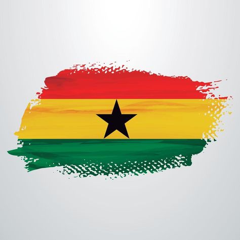 Ghana Flag, Cinema 4d, Ghana, Royalty, Vector Art, Vector Free, Royalty Free, Flag, Clip Art