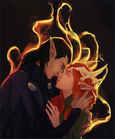 Keyleth And Vaxildan, Vox Machina Vaxleth And Keyleth, Vaxleth X Keyleth, Keyleth Fan Art, Vaxildan Keyleth, Vox Machina Vaxleth, Vaxleth Fan Art, Keyleth Vox Machina, Vox Machina Fan Art