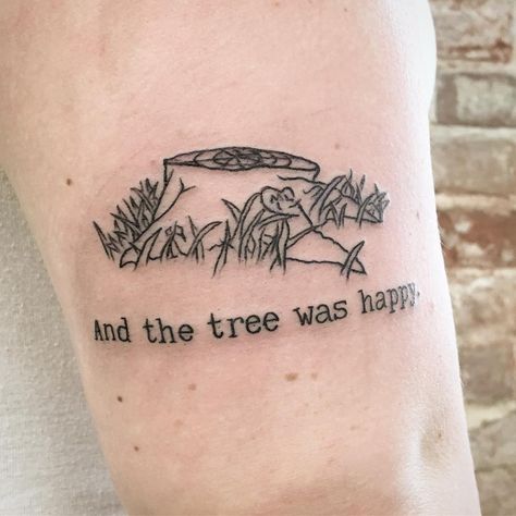 Giving Tree Tattoos, Tato Naruto, Symbole Tattoo, Tato Paha, Happiness Tattoo, Tato Naga, Giving Tree, The Giving Tree, Inspiration Tattoos