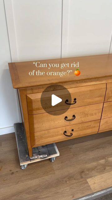 Samantha Stoddard | diy & furniture flips on Instagram: "“Can you remove the orange from this dresser?” 🍊 YES! Comment “TAN WASH” for everything I used, & my guide to flipping furniture (if you don’t see my message, follow me so it goes through, or check your “requests” folder!)

Want to modernize your outdated furniture? This DIY tan wash is the easiest way! Let me know what you think in the comments

#diy #furnituremakeover #furnitureflip" Tan Wash Furniture Diy, Tan Wash Furniture, Painting Dressers, Thrift Flip Furniture, Pine Furniture Makeover, Orange Dresser, Stain Furniture, Tan Furniture, Tan Wash