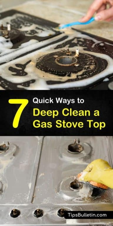 Stovetop Cleaner, Clean Gas Stove Top, Diy Cleaning Recipes, Gas Stove Cleaning, Clean Stove Burners, Stove Cleaning, Clean Stove Top, Vinegar And Baking Soda, Gas Stove Burner