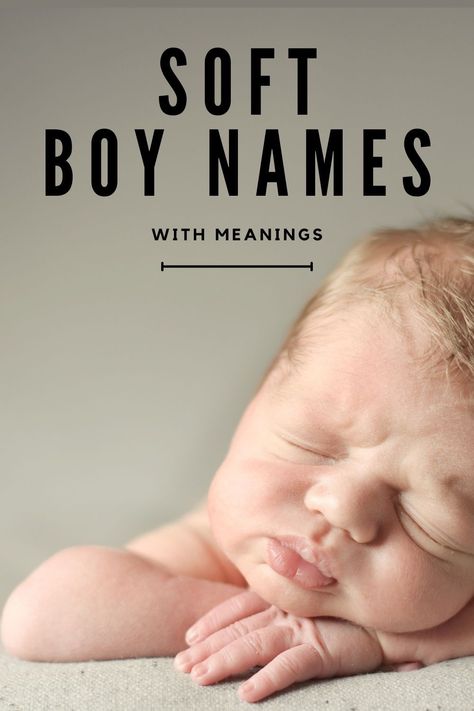 Looking a soft name for your little boy that’s unique, sensitive, and popular? Check out my *ultimate* list of the soft boy names that are cute and edgy. Soft Boy Names Aesthetic, Soft Boy Names, Soft Names, Edgy Boy Names, Long Boy Names, Country Baby Boy Names, Earthy Boy Names, Boy Names Creative, Unusual Boy Names