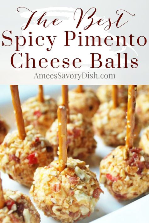 Pimento Cheese Sandwich Appetizers, Pimento Cheese Bites, Mini Pimento Cheese Balls, Pimento Cheese Appetizer Ideas, Pimento Cheese Ball Recipe, Pimento Cheese Balls, Pimento Cheese Sausage Balls, Pimento Cheese Ball, Cheeseball Bites