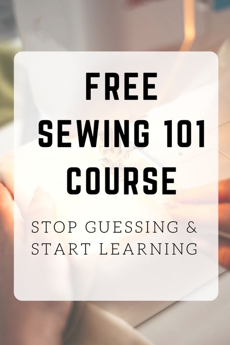 Pull that sewing machine out of the box and learn to sew today with this free sewing course.  Learn about your machine, how to understand patterns and fabric.  Plus get free beginner sewing projects and tutorials. Sewing Courses For Beginners, Best Beginner Sewing Machine, Learn Sewing Basics, Free Online Sewing Courses, Beginner Sewing Machine Projects, Beginner Sewing Projects Learning, Sewing Machine For Beginners, Sewing Classes For Beginners, Sewing Machine Beginner