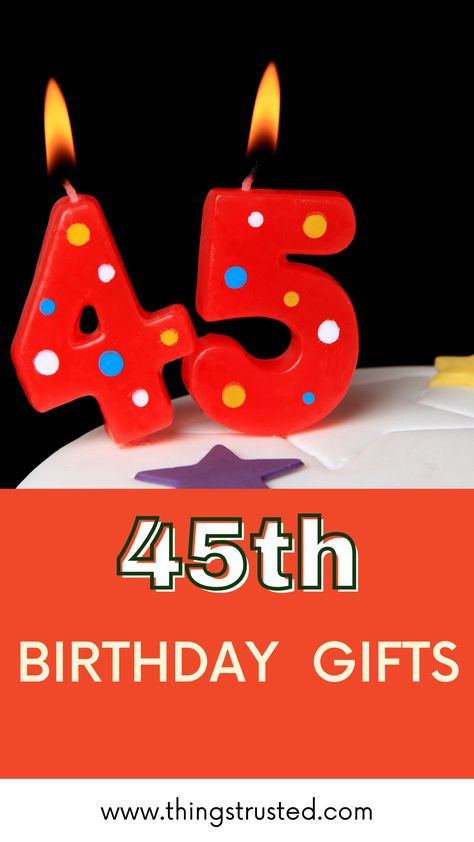 Turning 45 is a special occasion that calls for a thoughtful and unique gift. If you're searching for the perfect gift for someone celebrating their 45th birthday, look no further than our list of the best gift ideas. From personalized keepsakes to luxurious experiences, we've curated a collection of gifts that are sure to impress. Show your loved one how much you care and celebrate their milestone with a gift they'll cherish for years to come. 45th Birthday Gifts For Women, 45th Birthday Ideas For Women Gift, 45 Th Birthday Party Ideas For Men, 45 Year Old Birthday Party Ideas, 45 Birthday Party Ideas For Men, 45 Birthday Ideas For Women, 45th Birthday Ideas For Him, 45th Birthday Ideas For Women, Old Man Birthday