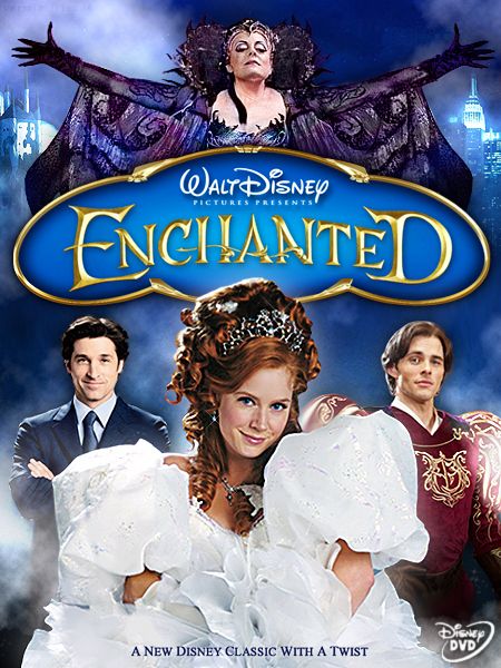 Enchanted Movie, Full Mon, Disney Enchanted, Idina Menzel, Disney Gif, Film Disney, Patrick Dempsey, Kids' Movies, Disney Live Action