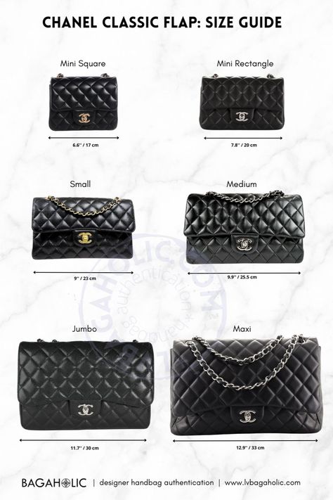 Embark on a fashion journey with our Bagaholic guide as we unveil the size differences between the iconic Chanel Classic Flap and Reissue. Delve into detailed comparisons, complete with stunning visuals, giving you a comprehensive understanding of these timeless pieces. Perfect for vintage lovers and fashion enthusiasts! Chanel Bag Sizes, Chanel Classic Flap Bag Sizes, Chanel Bags Vintage, Best Chanel Bags, Chanel Classic Flap Bag Outfit, Chanel Small Classic Bag, Chanel Bag Collection, 2024 Blessings, Classic Chanel Bag