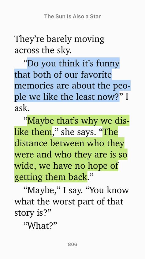 The Sun Is Also A Star by Nicola Yoon The Sun Is Also A Star Quotes Book, The Sun Is Also A Star Book, The Sun Is Also A Star Quotes, The Sun Is Also A Star Aesthetic, The Sun Is Also A Star, Nicola Yoon Books, All The Bright Places Quotes, Sun Is Also A Star, Nicola Yoon