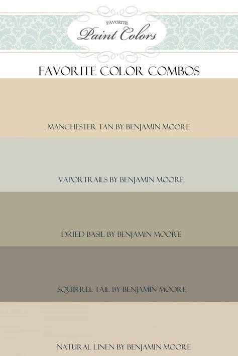 Questions + Manchester Tan Color Combination | Favorite Paint Colors Blog Manchester Tan, Color Combinations Paint, Favorite Paint Colors, Kitchen Colour Schemes, Benjamin Moore Colors, Renovation Design, Favorite Paint, Interior Paint Colors, Kitchen Color