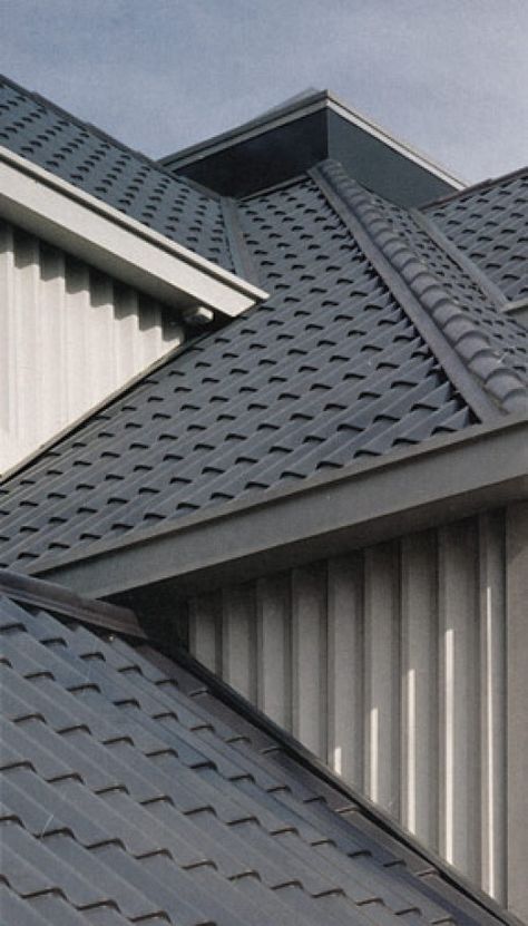 stile metal spanish roof pictures | Steel Metal Roof - Spanish Tile Look Metal Shake Roof, Spanish Tile Roof, Metal Shingles, Roof Cap, Steel Roofing, Metal Roofing, Roof Styles, Metal Tile, Spanish Tile