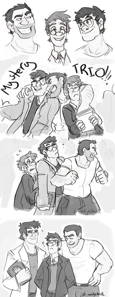 Mystery Trio, Pine Tattoo, Stanley Pines, The Bunker, Gravity Falls Fan Art, Gravity Falls Au, Desenhos Gravity Falls, Gravity Falls Comics, Crepe Cake