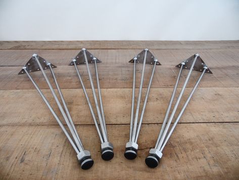 Hairpin Table Legs, Hairpin Table, Hairpin Leg Table, Wood Furniture Legs, Steel Table Legs, Mid Century Modern Coffee Table, Coffee Table Legs, Stainless Steel Rod, Metal Table Legs