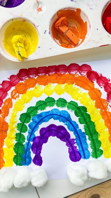 Noahs Ark Craft, Ark Craft, Rainbow Activities, Church Decorations, Spring Crafts For Kids, Noah S Ark, Rainbow Crafts, Ideas For Easter Decorations, Ideas For Easter