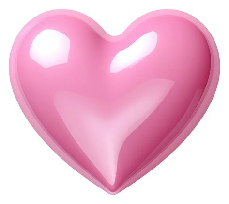 Heart 3d Icon, Heart Icon Png, 3d Pink Heart, Pink Heart Png, Y2k Heart, Pretty Wallpaper Ipad, Icon Emoji, Colored Tape, Iphone Case Stickers