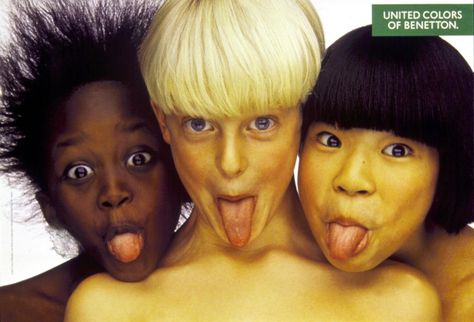 >OLIVIERO TOSCANI FOR BENETTON | A N G I F A C E Benetton Campaign, Tibor Kalman, United Colors Of Benneton, Black Hipster, Art Photography Portrait, Corporate Image, 인물 사진, Stick It Out, United Colors Of Benetton